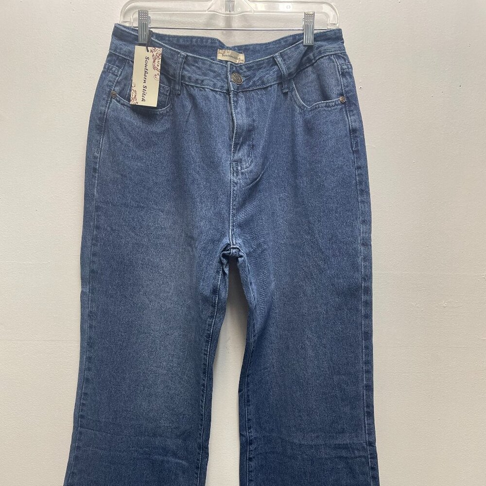 Southern Stitch wide leg flare jeans